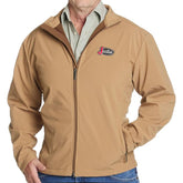 Laminated Full-Zip Jacket