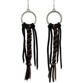 Justin Women's Genuine Suede Earrings