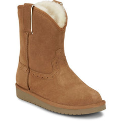 Heidi 8" Suede Shearling