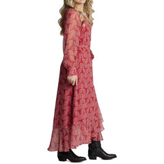Justin Women's Wrap Maxi Dress
