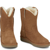Heidi 8" Suede Shearling
