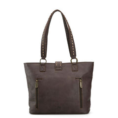 Justin Ladies Tote Brown And Multicolored Aztec