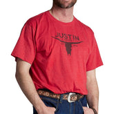 Justin Men's Bull Skull Tee