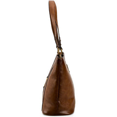 Justin Ladies Tote Tan Emboss With Harness