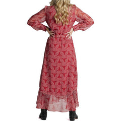 Justin Women's Wrap Maxi Dress