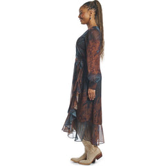 Justin Women's Wrap Maxi Dress