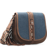 Denim Saddle Bag