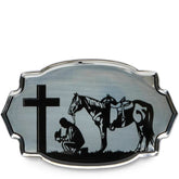 Praying Cowboy Auto Emblem