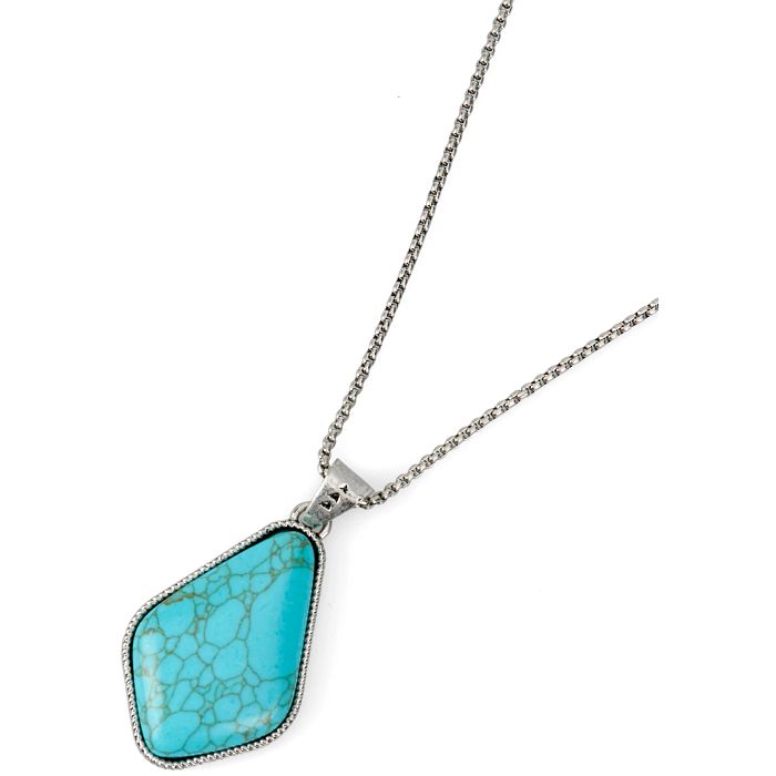 Slider Chain Teardrop Necklace