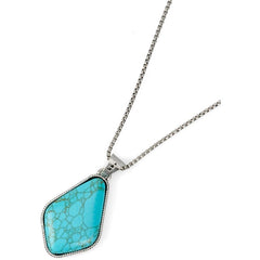 Slider Chain Teardrop Necklace