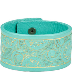 Tooled Leather Cuff