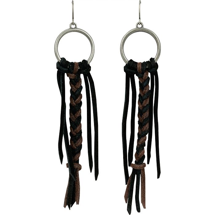 Justin Women's Genuine Suede Earrings