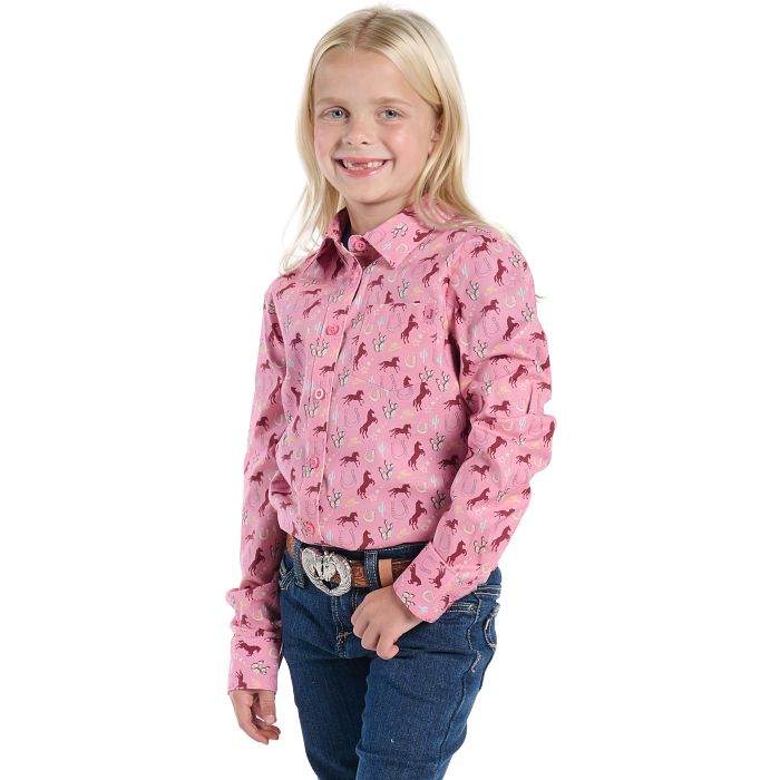 Justin Girls Woven Shirt