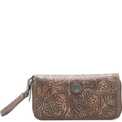 Justin Women's Zip Around Wallet