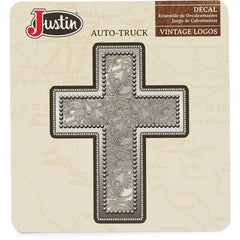 Tooled Cross Auto Decal