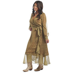 Justin Womens Wrap Maxi Dress