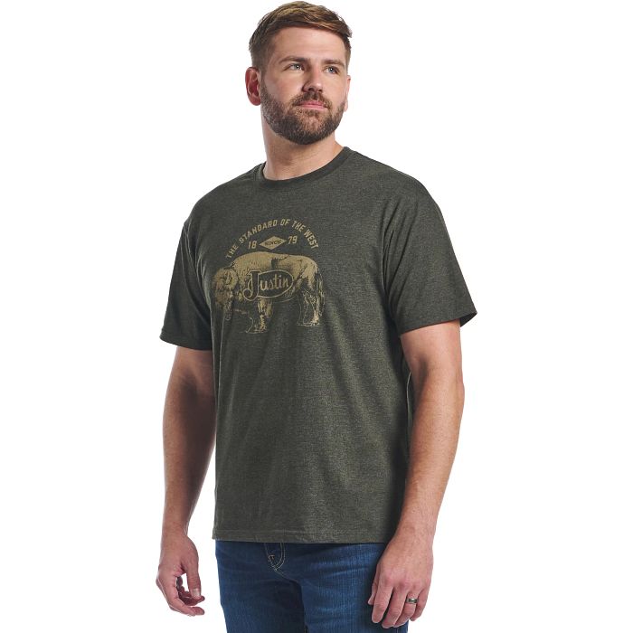 Justin Men's Bison Tee
