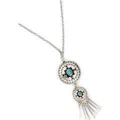Concho Pendants Chandelier Necklace