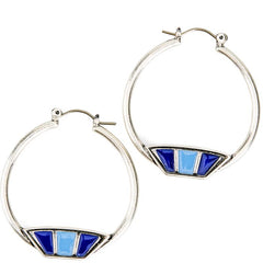 Justin Women's Oval Pendant Earrings