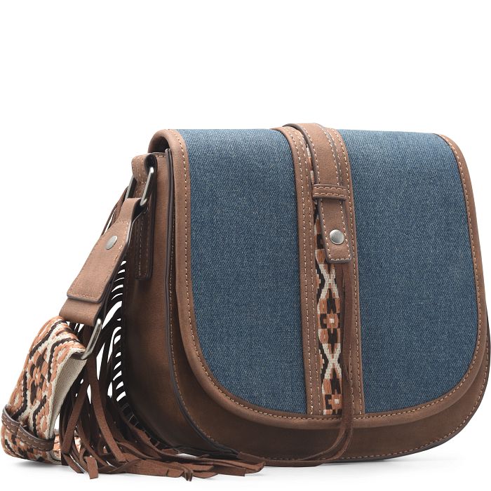 Denim Saddle Bag