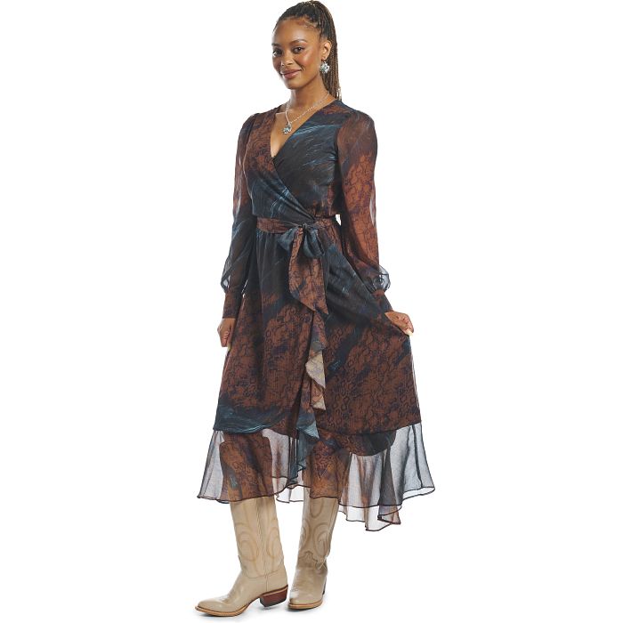 Justin Women's Wrap Maxi Dress