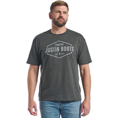Justin Men's Hexagon Outline Tee